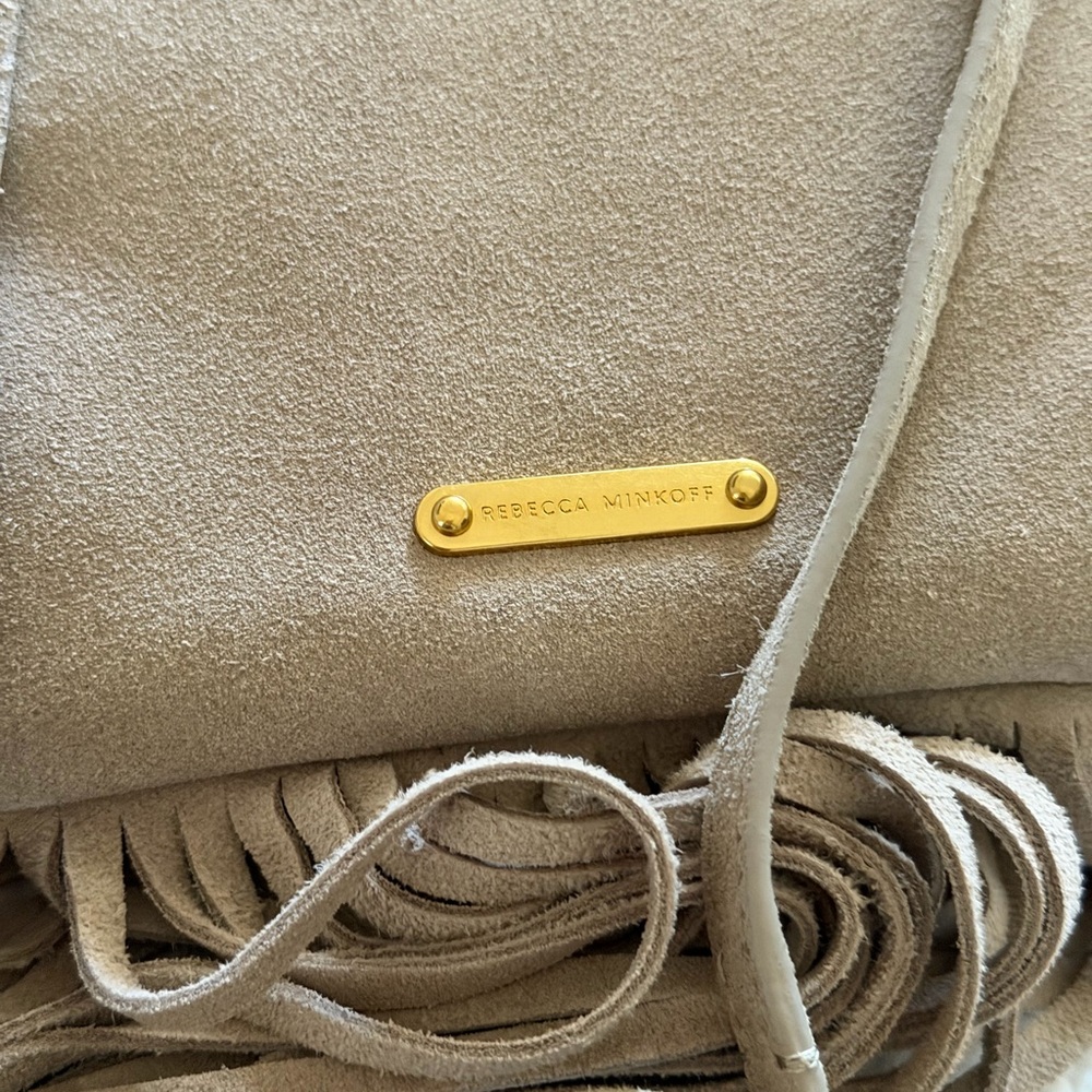 Rebecca Minkoff Carly Fringe Suede Crossbody Bag - Picture 7 of 12
